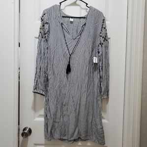 Old Navy Boho stripe dress
